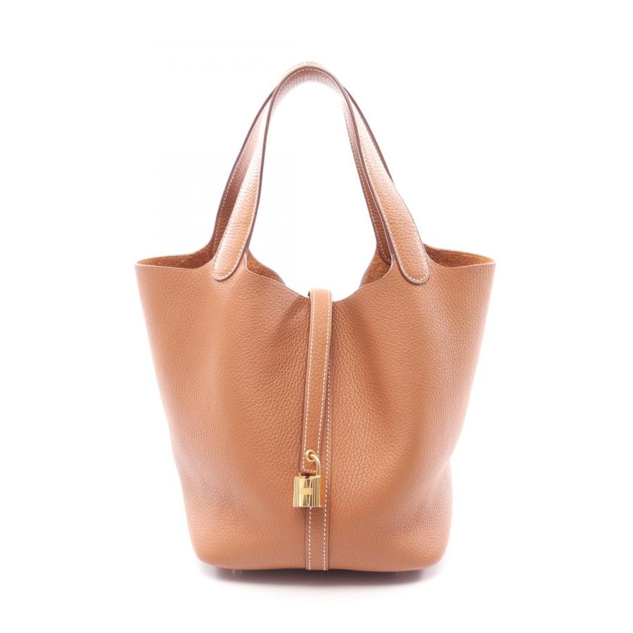 HERMES エルメス ピコタンMM トリヨンクレマンス レザー ハンドバッグ HERMES（エルメス） ピコタンロックMM ハンドバッグ バッグ レザー