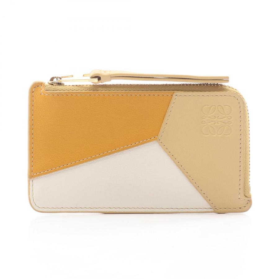 LOEWE パズル カードホルダー ゴールド 金運 LOEWE（ロエベ） パズル カードホルダー コインケース 財布 レザー