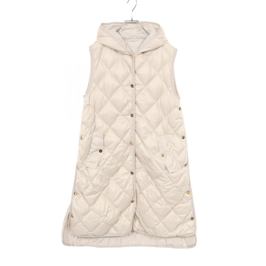 【新品/自宅保管】MaxMara ファー付き キルティングダウンベスト　ジレ38 Max Mara（マックスマーラ） MAX MARA THE CUBE GISOFT テクニカル