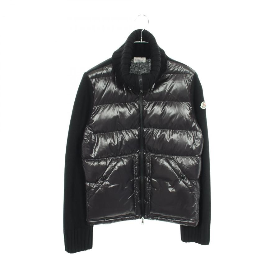 MONCLER（モンクレール） ニット カーディガン 切替 ダウンジャケット