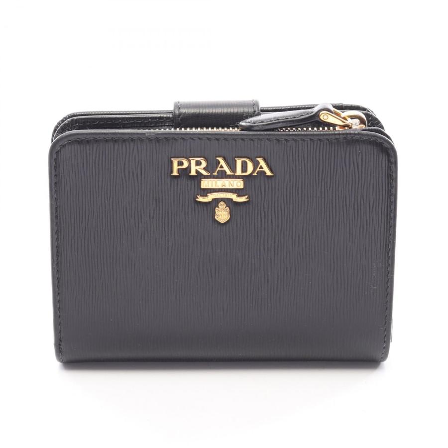 PRADA（プラダ） PRADA SAFFIANO TRIANG 二つ折り財布 財布
