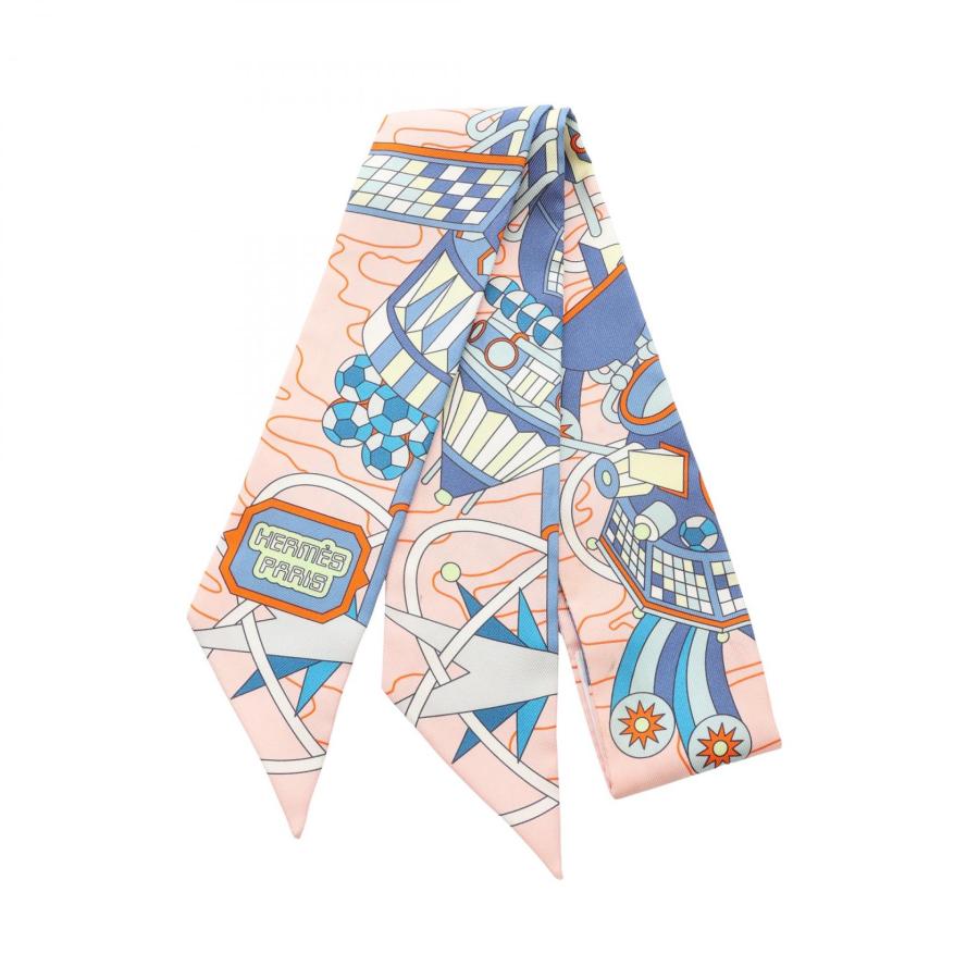HERMES（エルメス） ツイリー ODYSSEY リボン スカーフ 衣料品 シルク