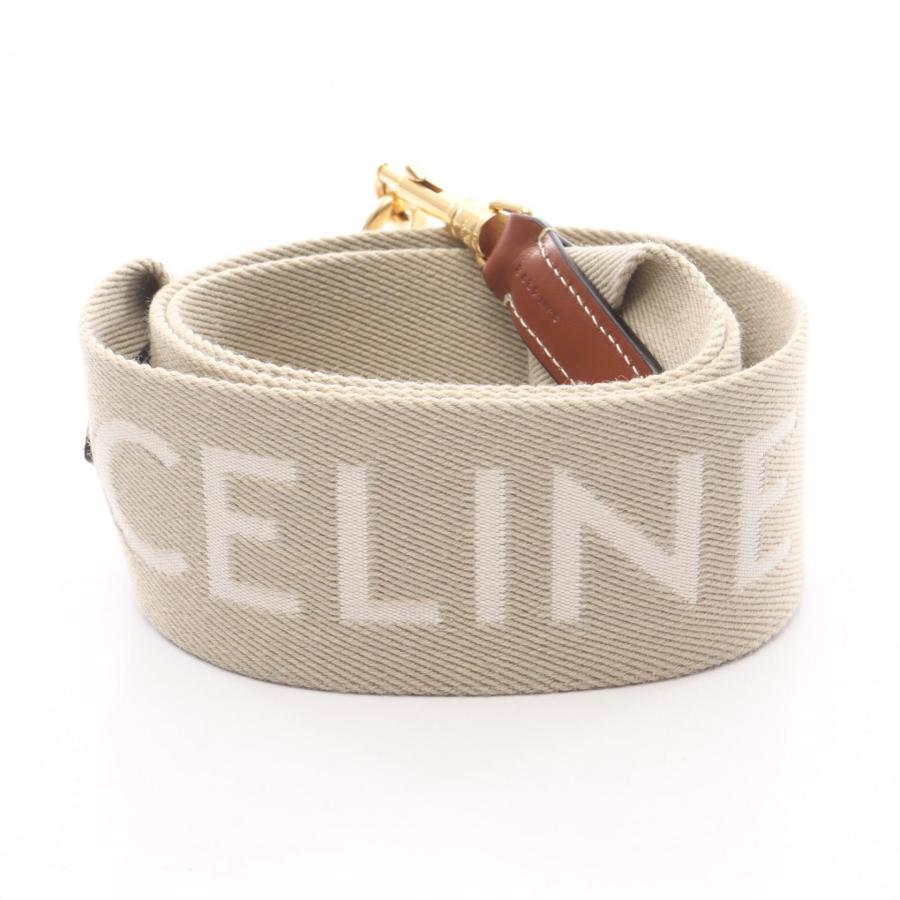 【最終値下げ】CELINE ジャガードショートストラップ ベージュ CELINE（セリーヌ） ジャガード ショート ショルダーストラップ