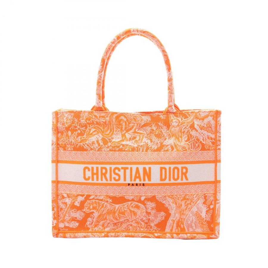 Dior Homme パンチングレザートートバッグ ペールオレンジ 本革 ディオール Dior BOOK TOTE ブックトート ミディアム トートバッグ