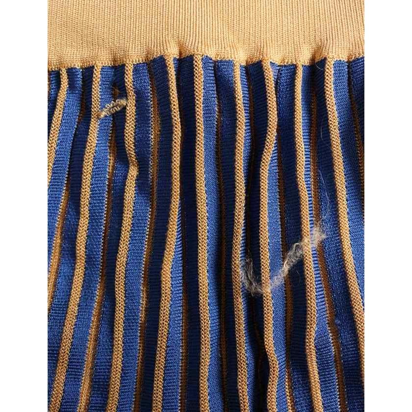 21新作 エミリオ プッチ Emilio Pucci ワンピース 半袖 シルク レーヨン 青 ベージュ マルチカラー レディース 中古 最安値に挑戦 Yalaphone Com