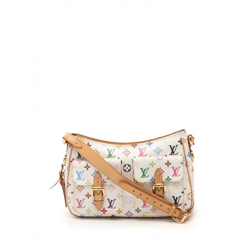 贈り物 ルイ ヴィトン LOUIS VUITTON ロッジGM モノグラムマルチカラー ショルダーバッグ PVC レザー ブロン M40051 レディース, 和工房みやお 519e9ee2