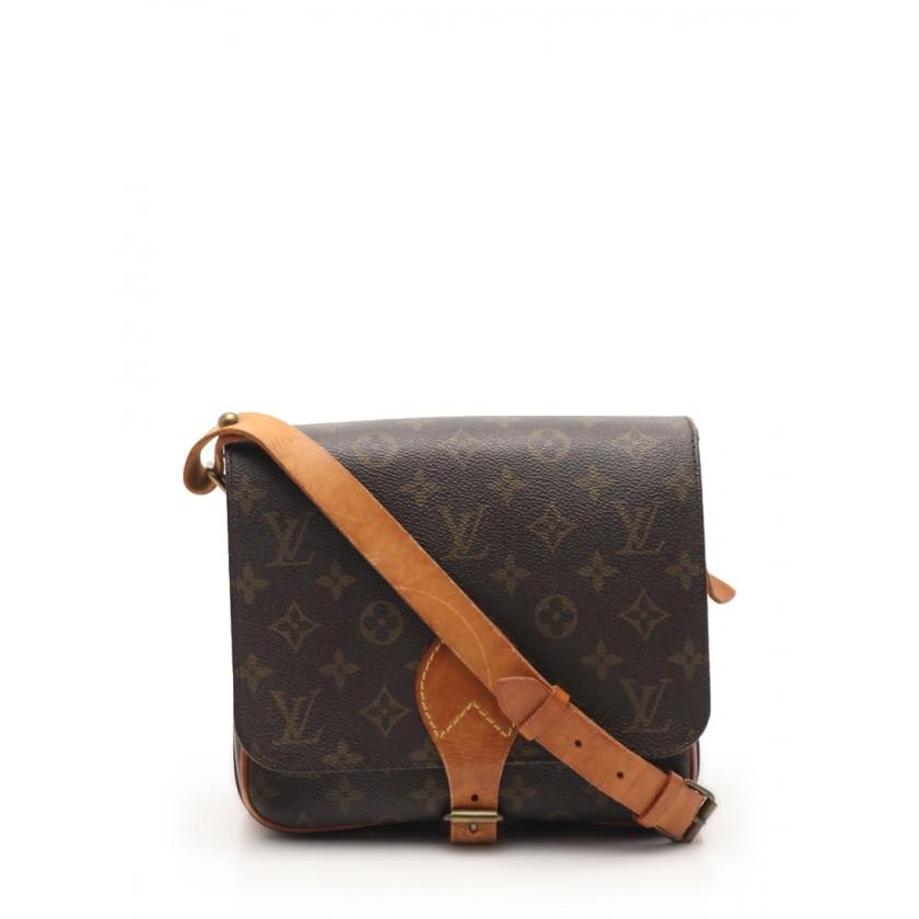 第一ネット ルイ ヴィトン LOUIS VUITTON カルトシエールMM モノグラム ショルダーバッグ PVC レザー 茶 M51253 レディース, バイクパーツ&用品 ビックマート 56fc5675