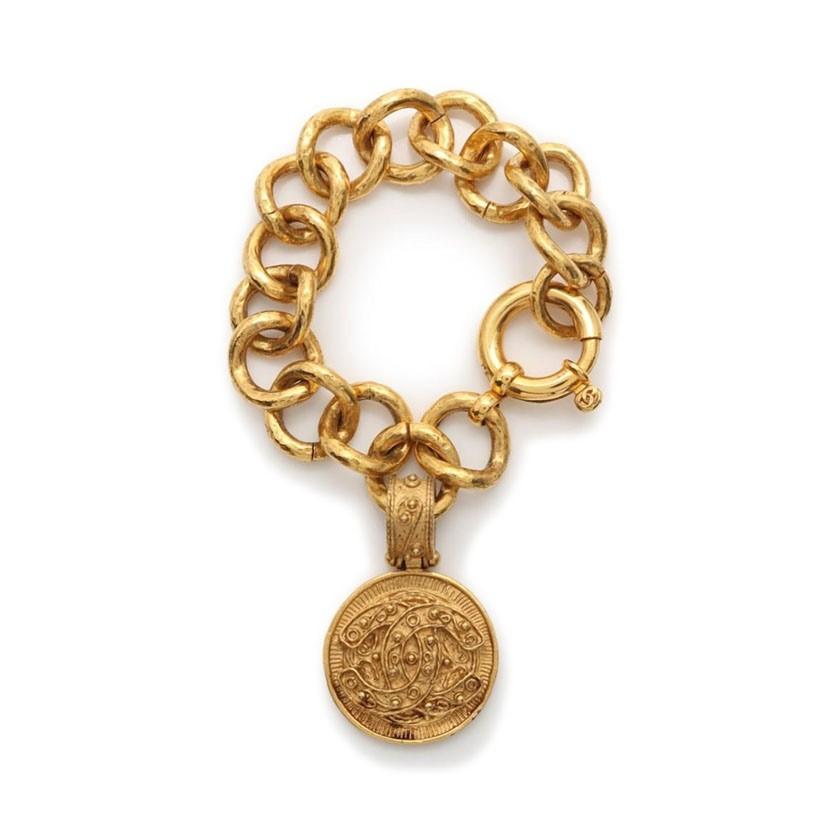 94a シャネル ココマーク ココマーク 中古 ゴールド Chanel Recloヤフーショップ ブレスレット ゴールド 中古 レディース 最新作の好評