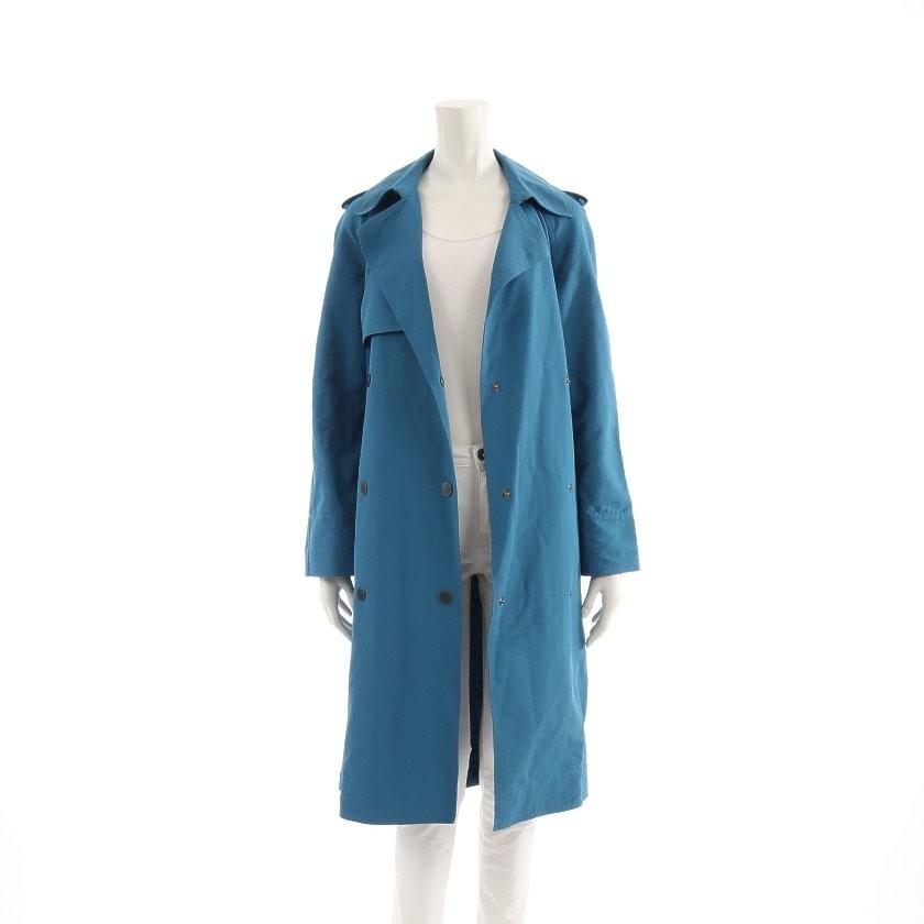 ランバン Lanvin トレンチ コート 青 レディース 中古 Recloヤフーショップ 通販 Yahoo ショッピング