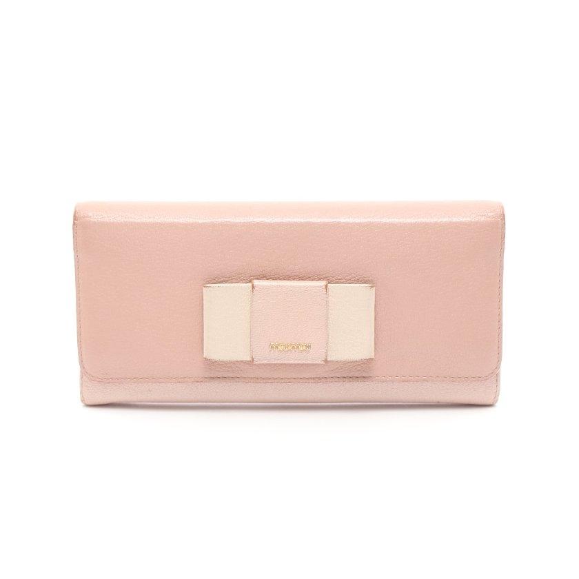 期間限定開催 ミュウミュウ Miu Miu マドラス 二つ折り長財布 レザー ピンク リボン レディース 中古 Recloヤフーショップ 通販 Yahoo ショッピング 初回限定 Www Skylanceronline Com