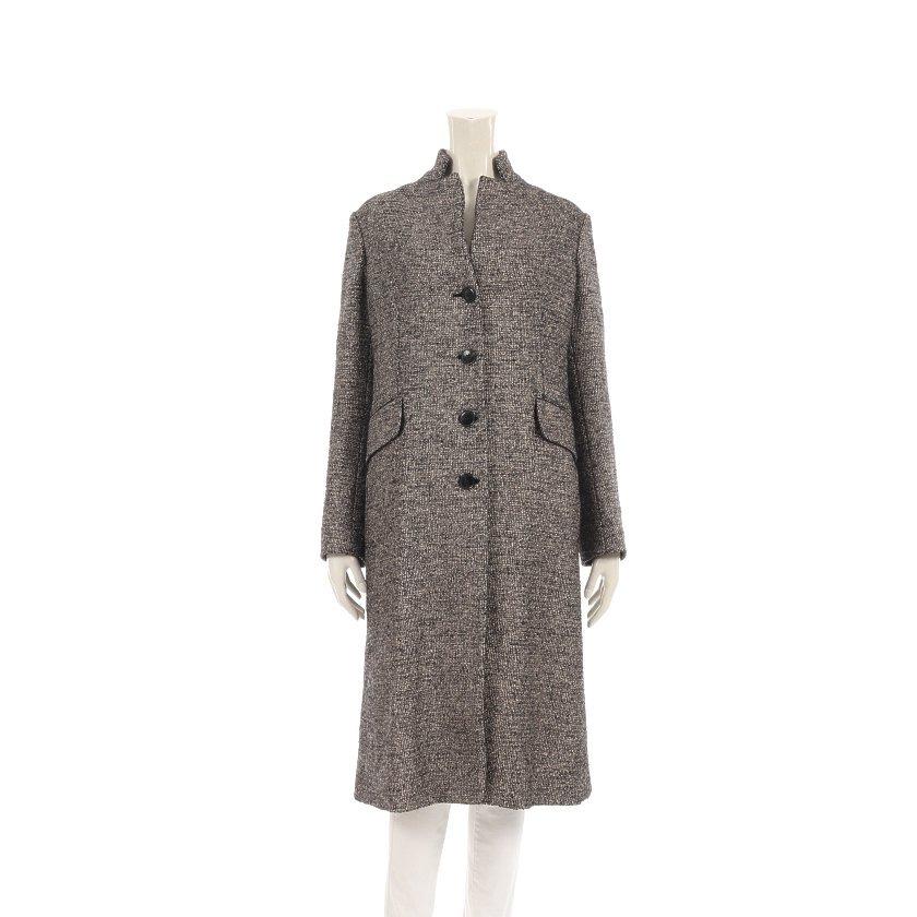 即日出荷 サルヴァトーレ フェラガモ Salvatore Ferragamo ロング コート ウール ベージュ 黒 マルチカラー ツイード 13 E546 レディース 中古 Recloヤフーショップ 通販 Yahoo ショッピング 希少 Skylanceronline Com