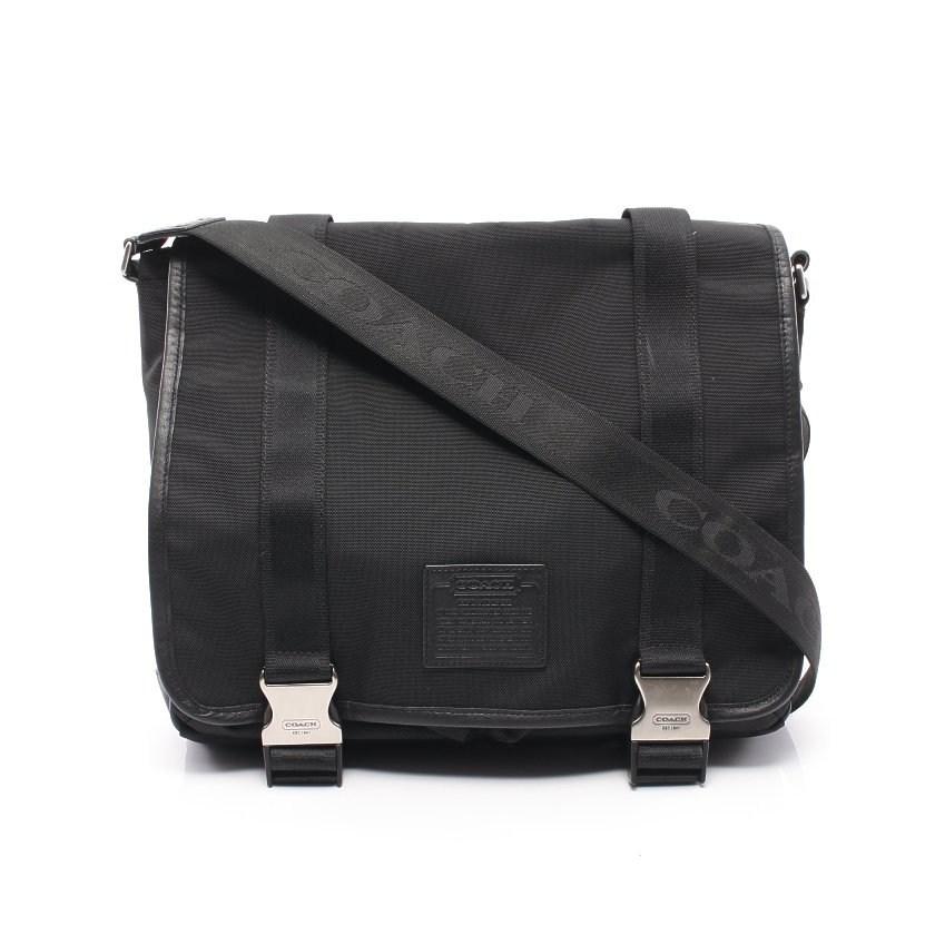 人気が高い ショルダーバッグ メッセンジャーバッグ Coach コーチ ショルダーバッグ コーチ 正規品 送料無料 ナイロン 中古 メンズ F ブラック レザー バッグ Aquabarroso Com