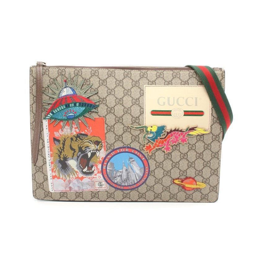 訳ありセール格安 グッチ Gucci Ggスプリーム クーリエ ショルダーバッグ 刺繍 Pvc レザー ベージュ マルチカラー 4740 レディース 中古 Recloヤフーショップ 通販 Yahoo ショッピング 国内正規品 限定 Www Skylanceronline Com