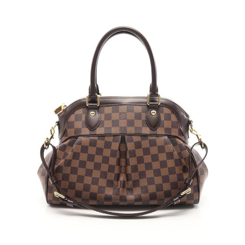 Sale 公式通販 直営店限定 ルイ ヴィトン Louis Vuitton トレヴィpm ダミエエベヌ ハンドバッグ Pvc レザー ブラウン 2way N レディース 中古 100 本物保証 Www Skylanceronline Com