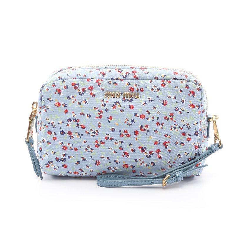 ポイント10倍 ミュウミュウ Miu Miu Faille Flower コスメポーチ 花柄 キャンバス レザー ライトブルー マルチカラー 5ne458 レディース 中古 6559 Recloヤフーショップ 通販 Yahoo ショッピング 最安値 Clinicagastroservice Com Br