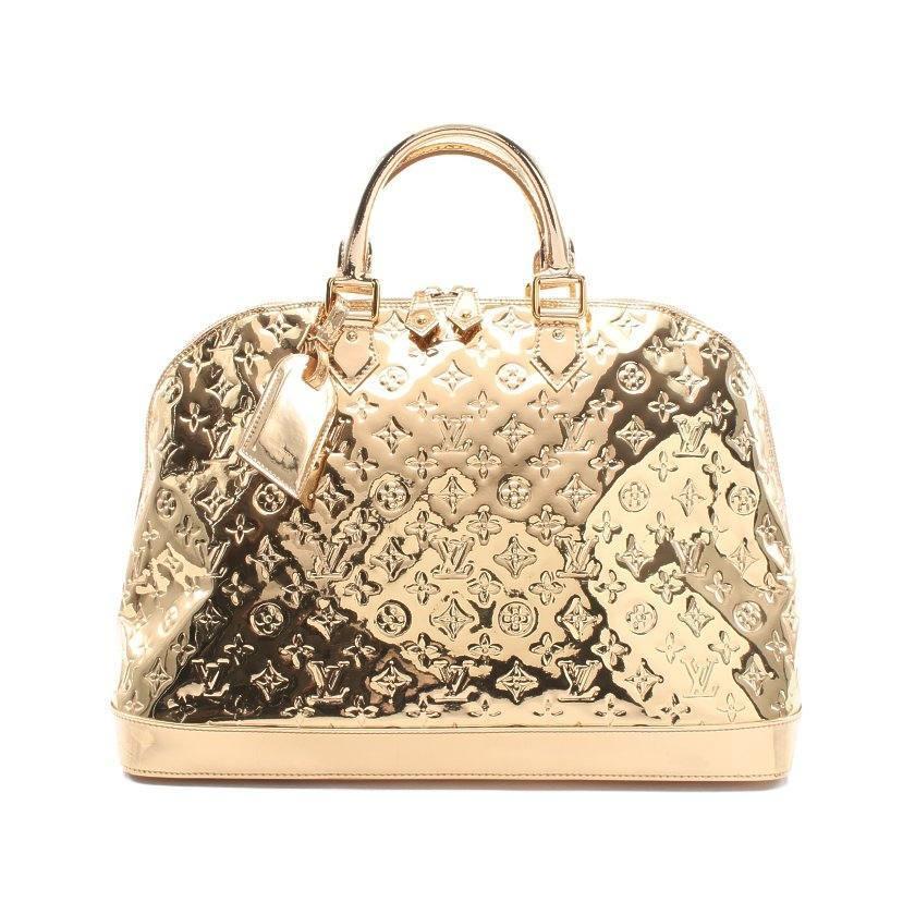 別注 ルイ ヴィトン Louis Vuitton アルマ ボワヤージュmm モノグラム ミロワール ドレ ボストンバッグ Pvc ゴールド レディース 中古 手数料安い Www Skylanceronline Com