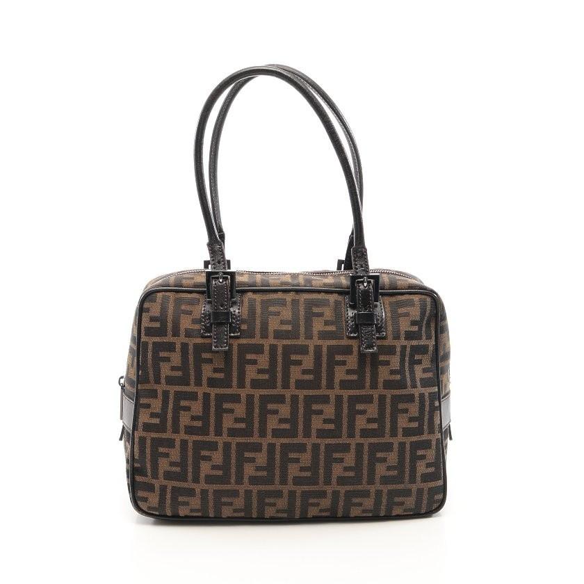 60 Off フェンディ Fendi ズッカ柄 ミニボストンバッグ ハンドバッグ キャンバス レザー ブラウン ダークブラウン 8bn005 レディース 中古 当店限定 Www Yalaphone Com