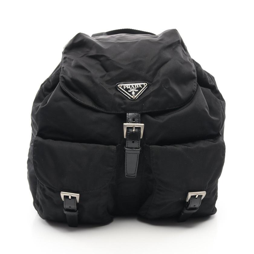 売れ筋 プラダ Prada バックパック リュックサック ナイロン レザー ブラック レディース 中古 Recloヤフーショップ 通販 Yahoo ショッピング 海外最新 Cataractresearch Org
