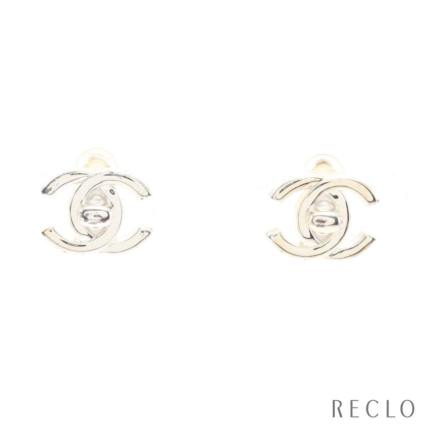 高品質 ココマーク Chanel シャネル イヤリング ピアス シャネル 正規品 送料無料 イヤリング 中古 レディース 97p シルバー ターンロックモチーフ レディースアクセサリー Adtecplasma Com