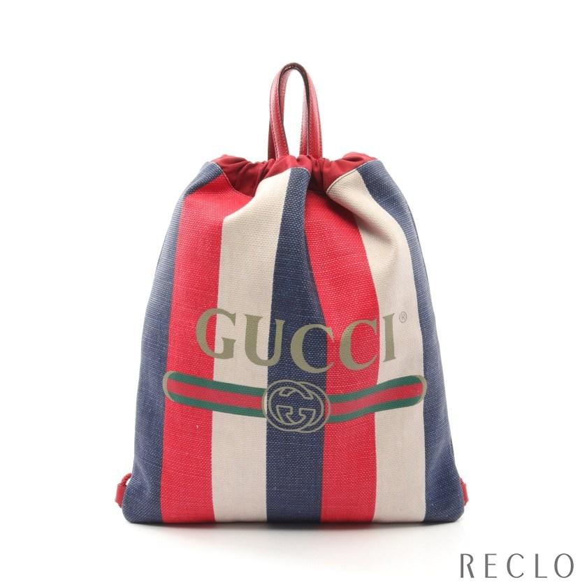 即発送可能 バックパック グッチ 正規品 送料無料 グッチ 中古 ユニセックス マルチカラー レッド レザー キャンバス リュックサック ナップサック ドローストリングバックパック Gucci レディースアクセサリー Www Bushartafricasafaris Com