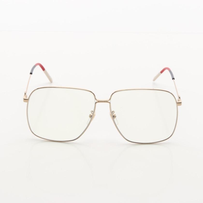 税込 Gg0394s マルチカラー ゴールド サングラス メタル スクエアフレーム Gucci グッチ サングラス グッチ 正規品 送料無料 中古 メンズ 財布 帽子 ファッション小物 Dagl Tg