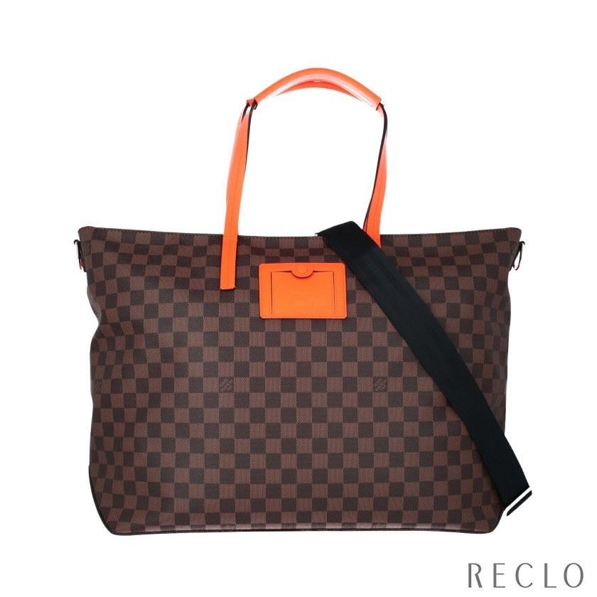 ルイ ヴィトン Louis レディースファッション Vuitton トートバッグ カバ ダミエチャレンジ オランジュ ハンドバッグ トートバッグ ファッション Pvc ブラウン メンズ 2way オレンジ 中古 Recloヤフーショップ レザー ｎ 販売カスタムオーダー