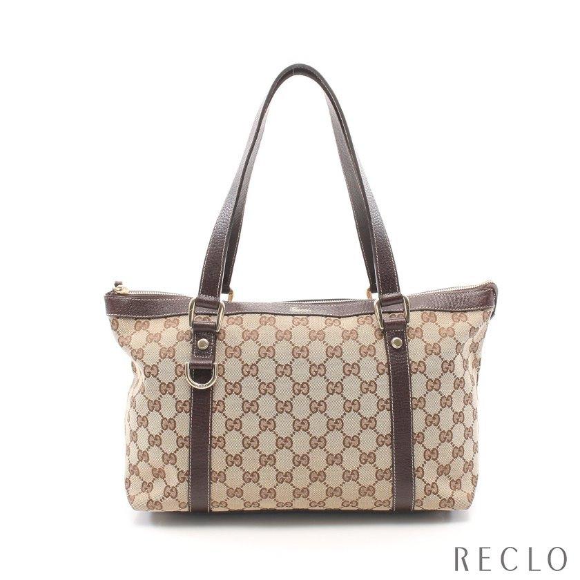 グッチ Gucci アビー Ggキャンバス ショルダーバッグ トートバッグ キャンバス レザー レディース トートバッグ レディース