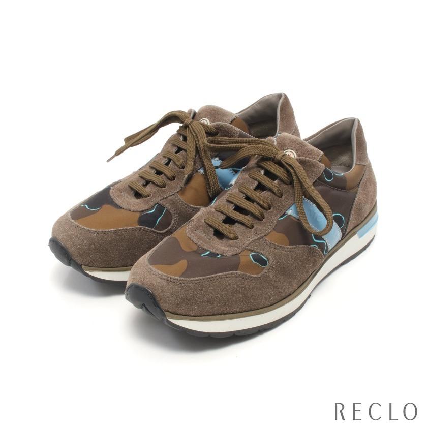 モンクレール Moncler スニーカー カモフラ スエード レザー カーキグリーン ライトブルー メンズ 中古 7371 Recloヤフーショップ 通販 Yahoo ショッピング