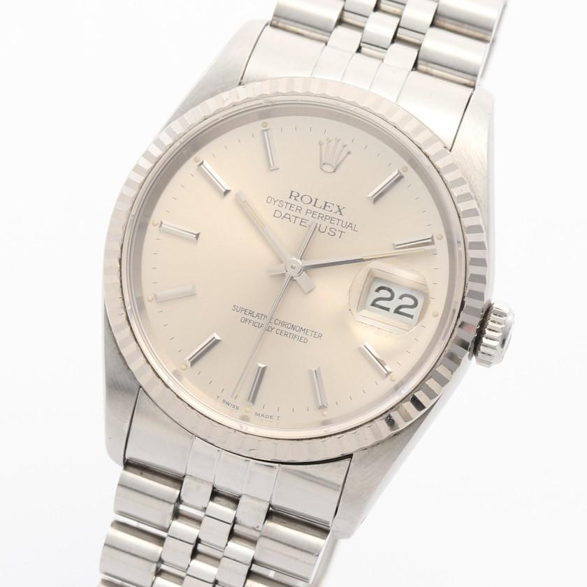 ROLEX ロレックス デイトジャスト 16234 シルバー ホワイトゴールド ★美品★ストレート パンツ ズボン|ボナペティ BONAPPETIT|オフィス