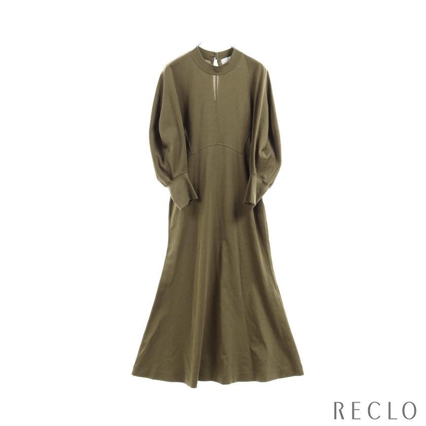 マメクロゴウチ Mame Kurogouchi Classic Cotton Dress ワンピース カーキグリーン Mm22ps Js728 レディース 中古 Recloヤフーショップ 通販 Yahoo ショッピング