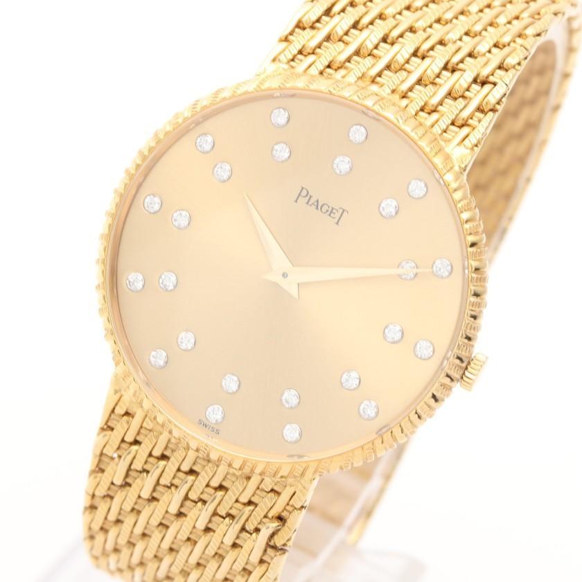 ピアジェ Piaget 9453b11 Wg無垢 トラディショナル レディース 中古 手巻き 腕時計 安いそれに目立つ トラディショナル