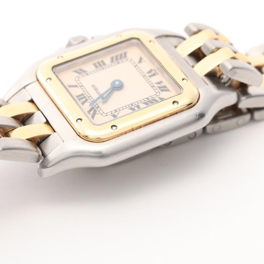 カルティエ Cartier パンテールSM 2ロウ レディース 腕時計 クオーツ SS K18YG シルバー イエローゴールド アイボリー文字盤  1057917 レディース 中古 :767819:RECLOヤフーショップ - 通販 - Yahoo!ショッピング