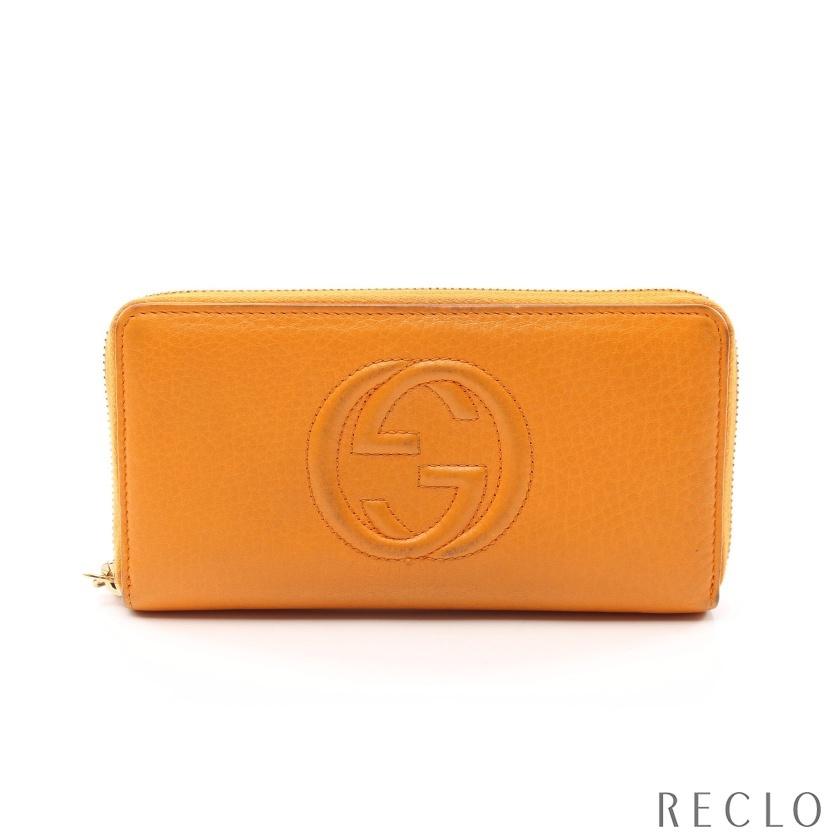 グッチ GUCCI ソーホー インターロッキングG ラウンドファスナー長財布