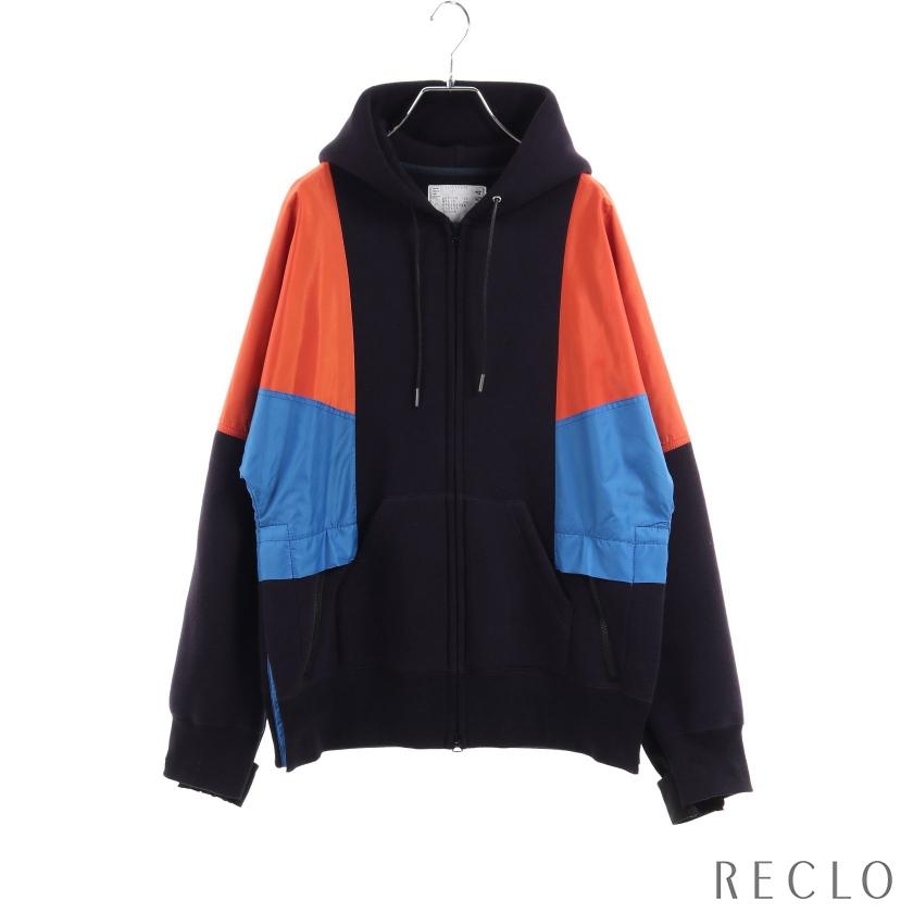 新しいスタイル 4 新品 22AW Sacai スポンジ スウェット ジップアップ