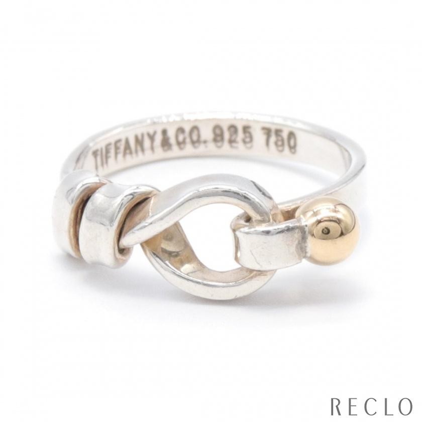 ティファニー TIFFANY & Co. ラブ ノット リング 指輪 SV925 K18YG
