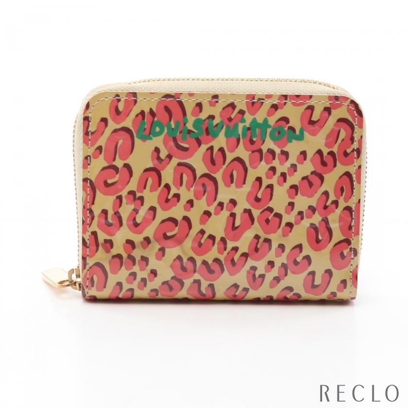 ルイ ヴィトン ジッピー コインパース モノグラムヴェルニ レオパード  