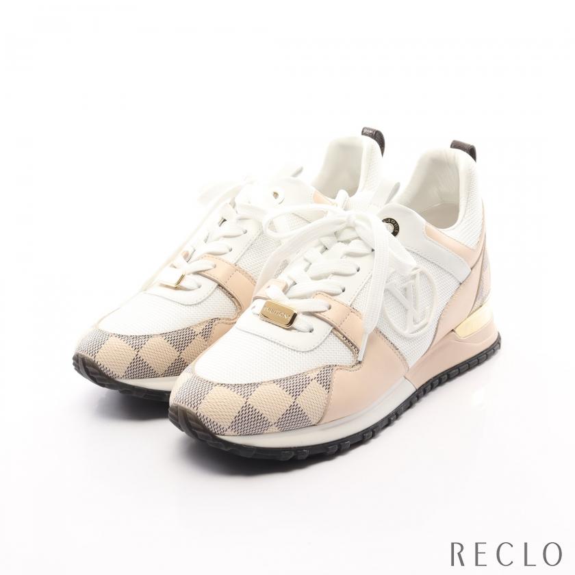 ルイ ヴィトン ランアウェイライン ダミエアズール スニーカー