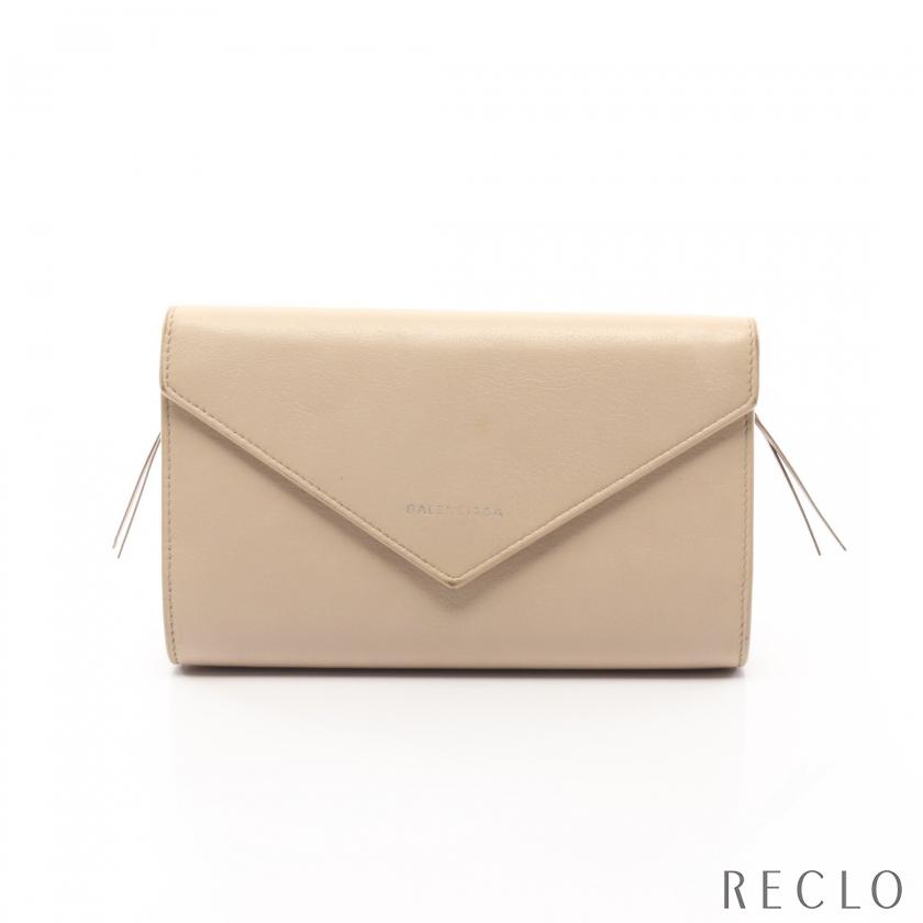 バレンシアガ BALENCIAGA ペーパーマニー ジップアラウンド 二つ折り長