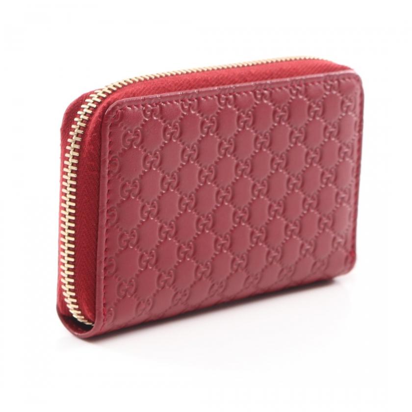 GUCCI マイクロシマ キーケース コインケース レッド 販売値下 www