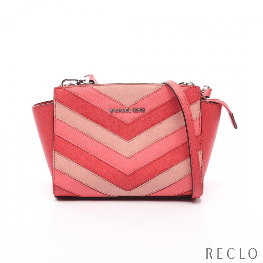 マイケルコース セルマ 2way ショルダーバッグ レザー ブラック