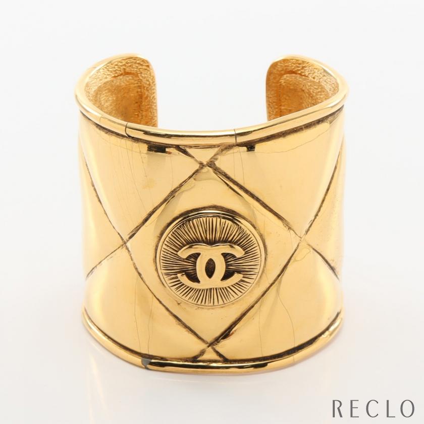 シャネル CHANEL ココマーク バングル GP ゴールド ヴィンテージ