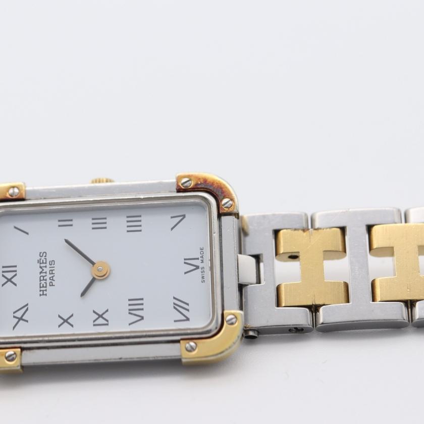 エルメス HERMES クロアジュール レディース 腕時計 クオーツ SS GP
