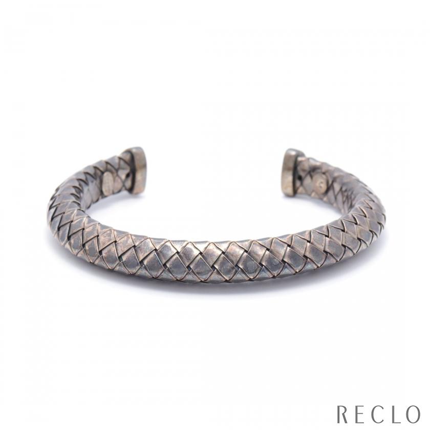 送料無料・名入れ彫刻 ボッテガ ヴェネタ SV925 バングル - 通販