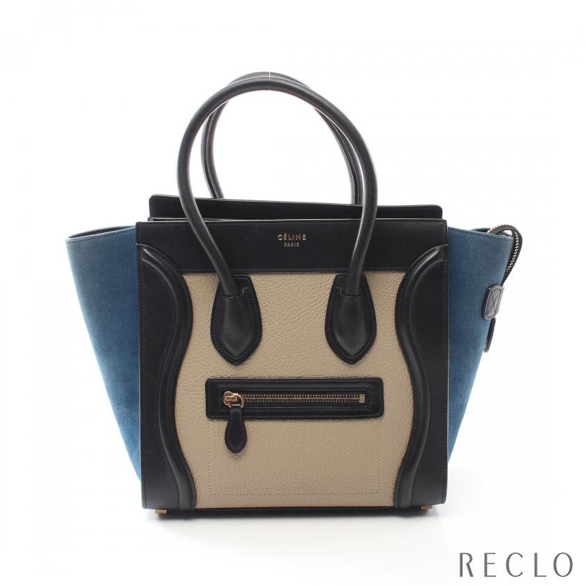 セリーヌ CELINE ラゲージ マイクロショッパー ハンドバッグ トート