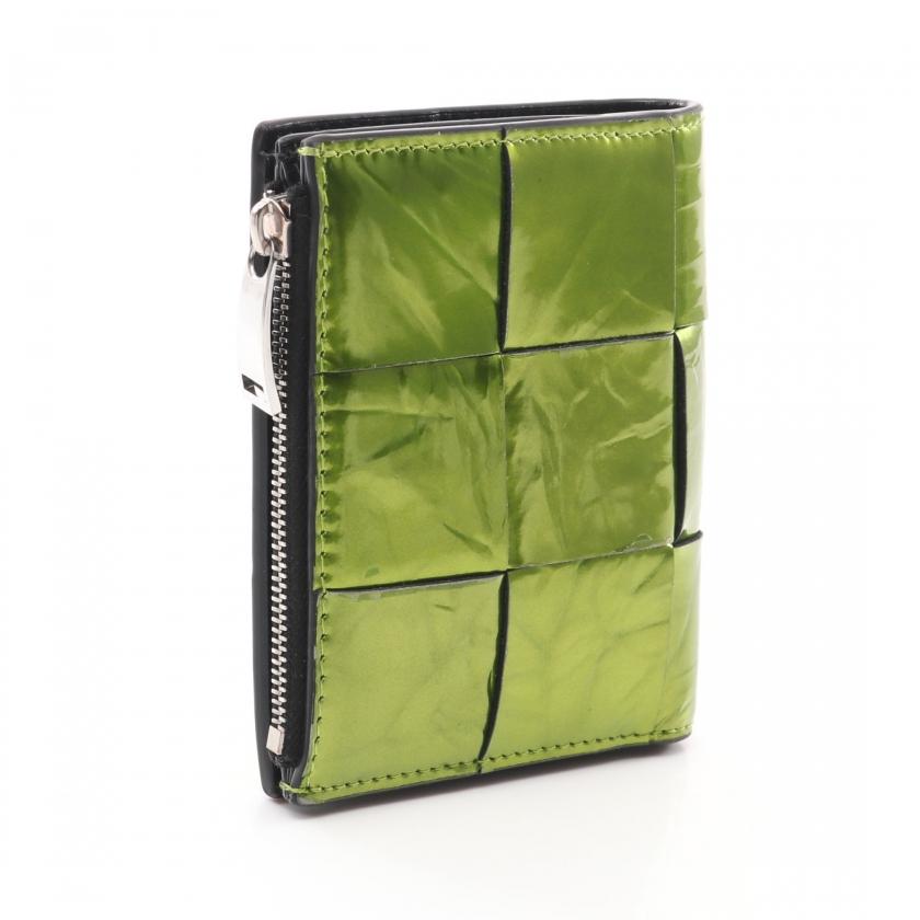 ボッテガ ヴェネタ BOTTEGA VENETA マキシイントレチャート 二つ折り