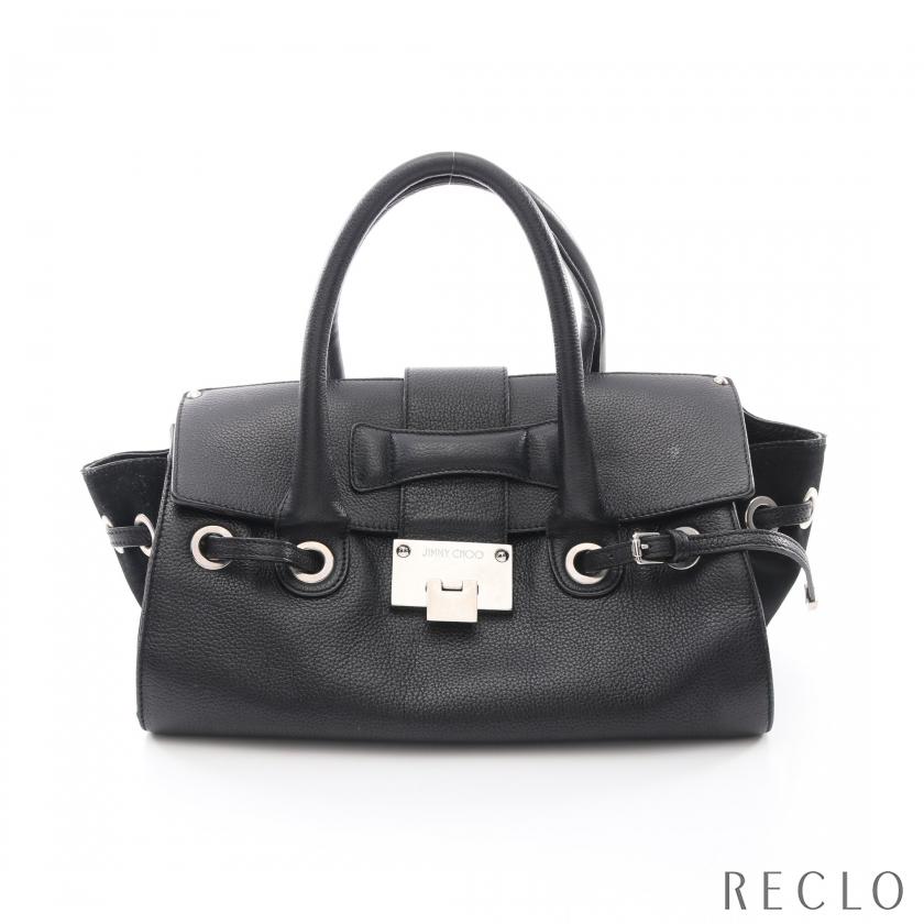 JIMMY CHOO ライリー ハンドバッグ ネイビー 2way ジミーチュウ