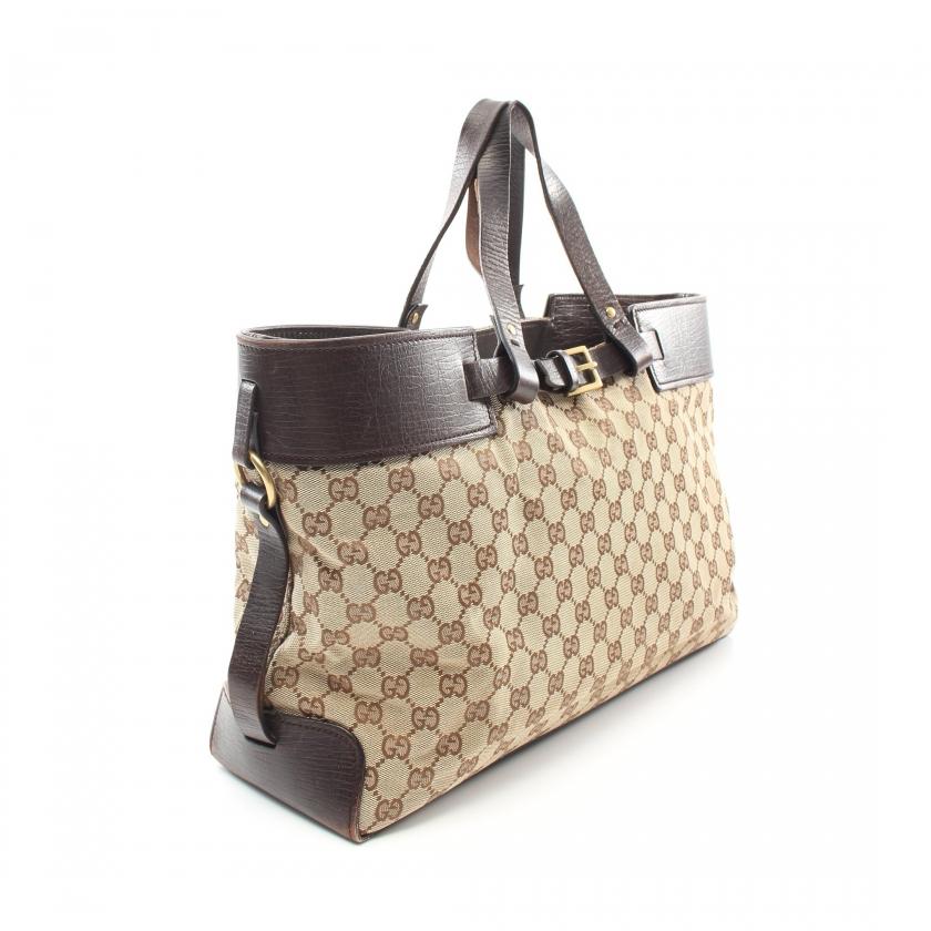 グッチ GUCCI GGキャンバス ハンドバッグ トートバッグ キャンバス