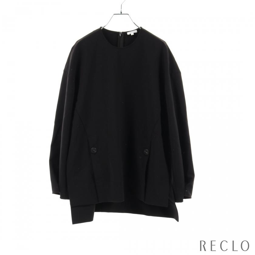 エンフォルド ENFOLD TWO WAY SLEEVE PULLOVER トップス ブラック