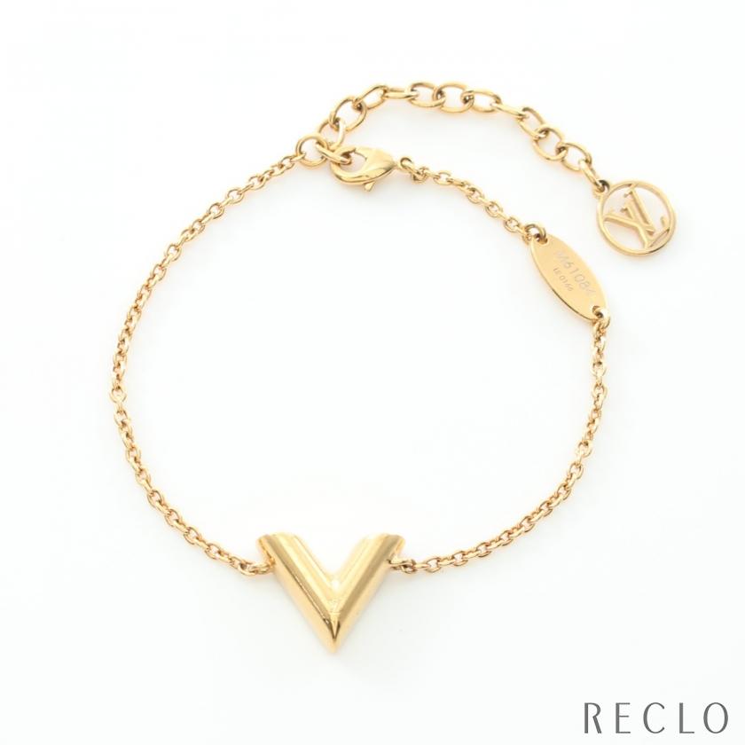 ルイ ヴィトン LOUIS VUITTON エセンシャルV ブレスレット ゴールド