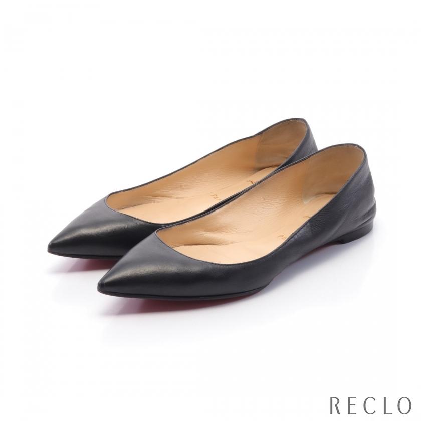 クリスチャン ルブタン Christian Louboutin フラットシューズ レザー